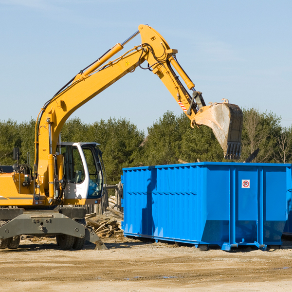 can i choose the location where the residential dumpster will be placed in McCook NE